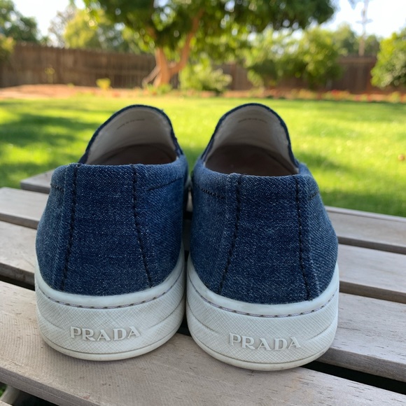 🔥PRADA Denim Slip-On Sneakers🔥 37.5 - Picture 7 of 13
